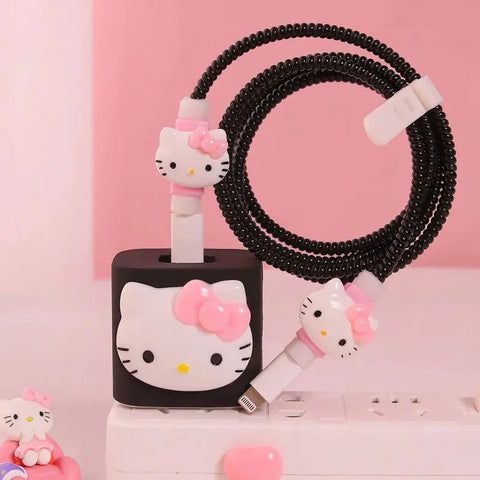 Sanrio Hello Kitty 20W iPhone Charger Cable Protective Sleeve - Browsglamour