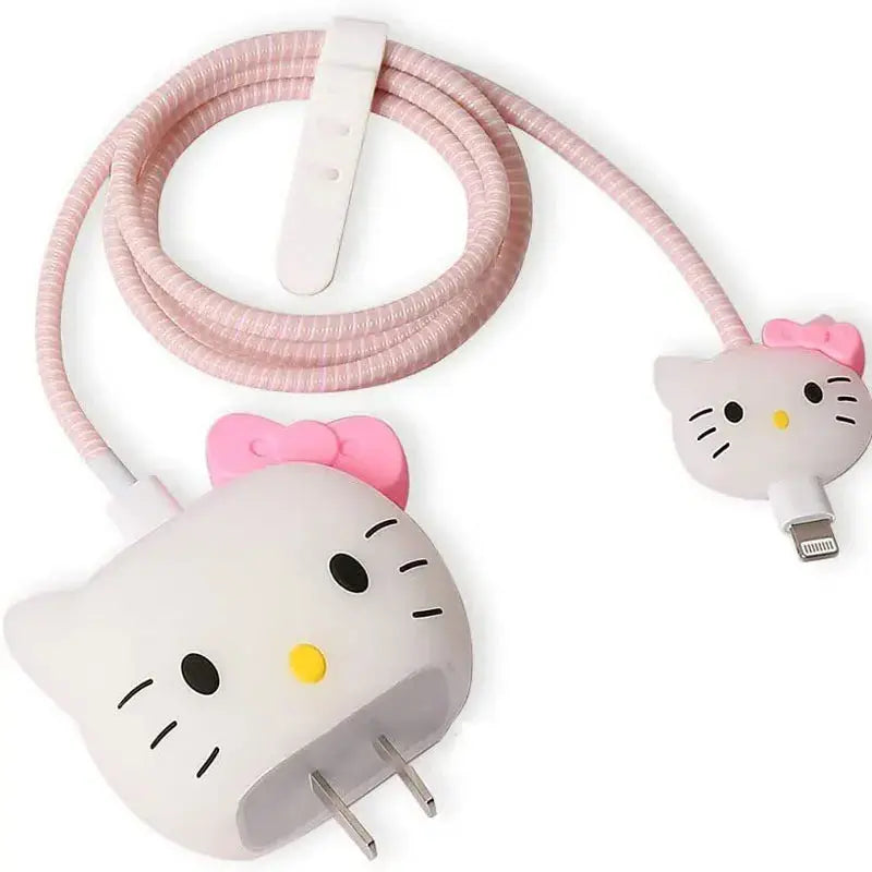 Sanrio Hello Kitty 20W iPhone Charger Cable Protective Sleeve - Browsglamour