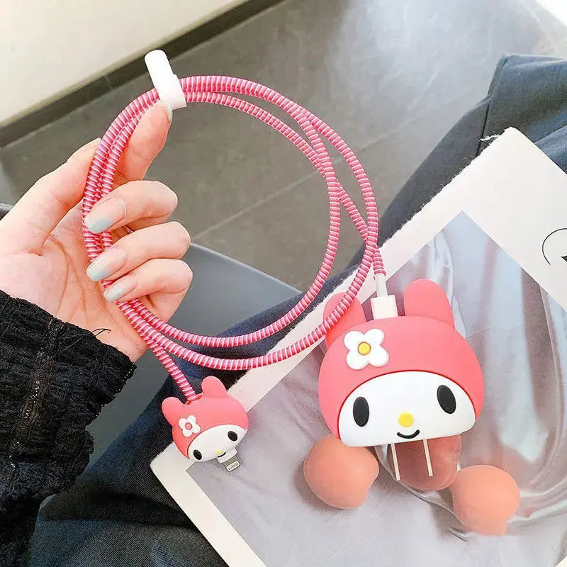 Sanrio Hello Kitty 20W iPhone Charger Cable Protective Sleeve - Browsglamour