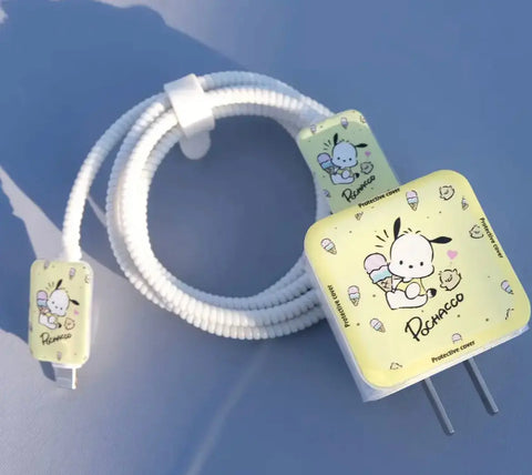 Sanrio Hello Kitty 20W iPhone Charger Cable Protective Sleeve - Browsglamour