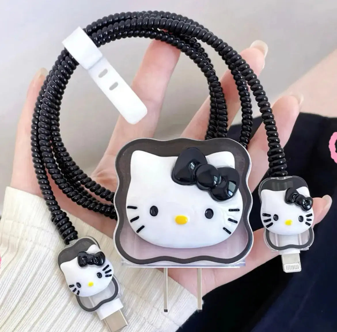 Sanrio Hello Kitty 20W iPhone Charger Cable Protective Sleeve - Browsglamour