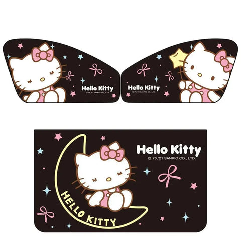 Sanrio Hello Kitty Car Side Sunshade Magnetic Curtain UV Protection Visor Covers - Browsglamour