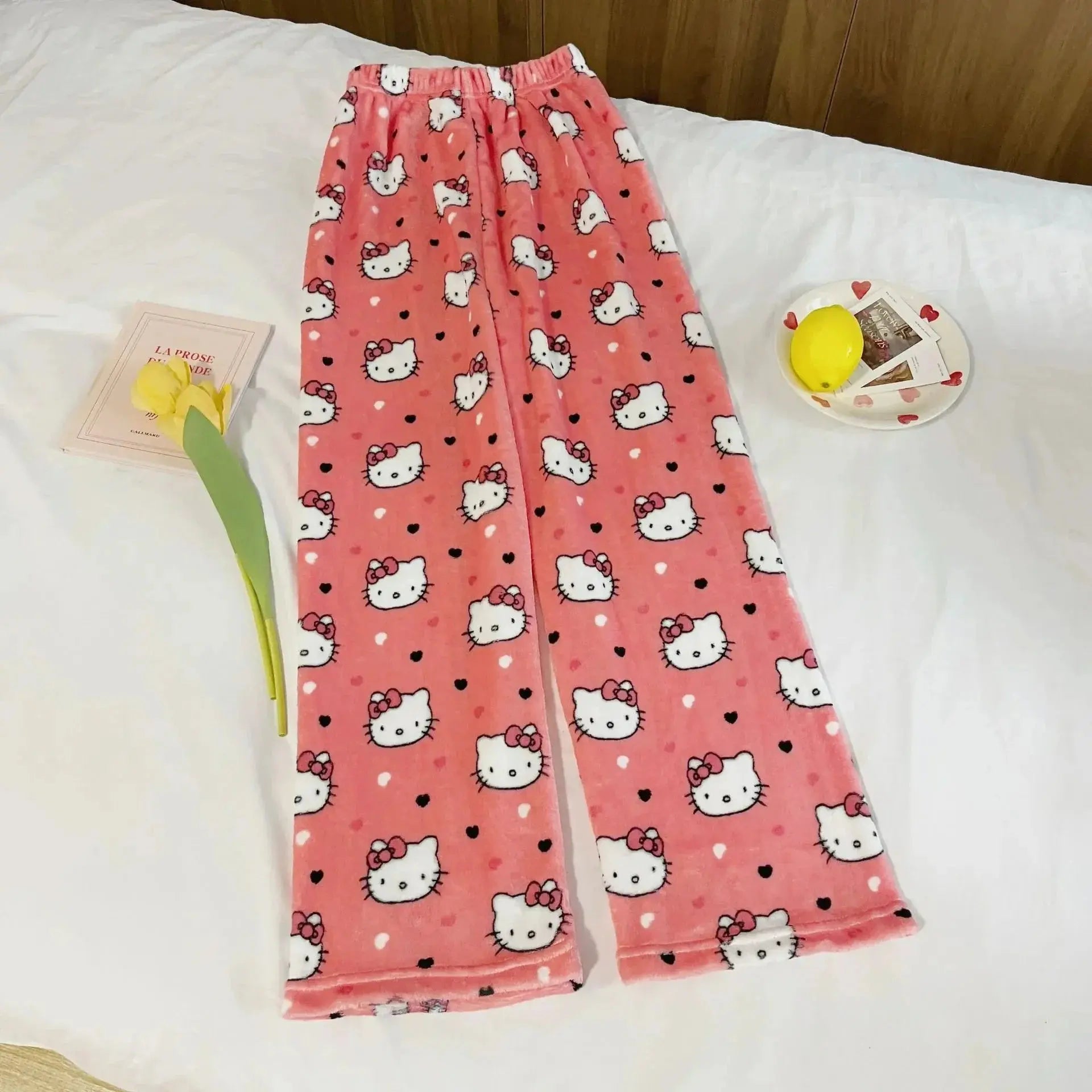 Sanrio Hello Kitty Flannel Pajamas - Browsglamour