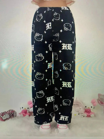 Sanrio Hello Kitty Flannel Pajamas - Browsglamour