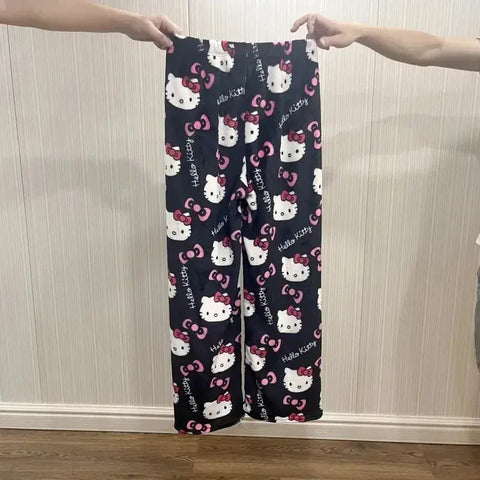 Sanrio Hello Kitty Flannel Pajamas - Browsglamour