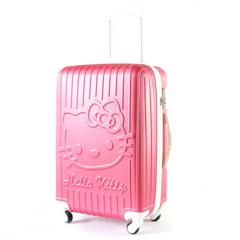 Sanrio Hello Kitty Luggage 20-Inch or 24 Inch Trolley Suitcases - Browsglamour