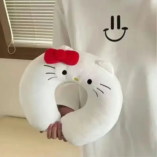 Sanrio Hello Kitty U-shaped Travel Pillow - Browsglamour