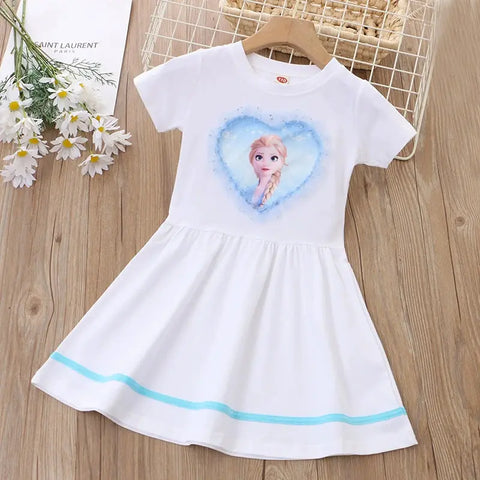 Sanrio and other Characters Short Sleeve Girl Pure Cotton Dress - Browsglamour