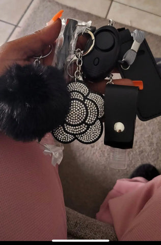 The Flower Bling Security Keychain - Browsglamour