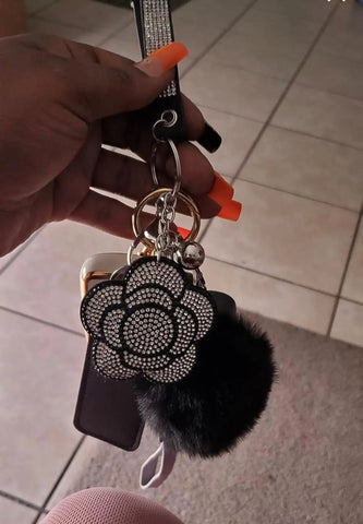 The Flower Bling Security Keychain - Browsglamour