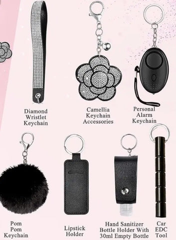 The Flower Bling Security Keychain - Browsglamour