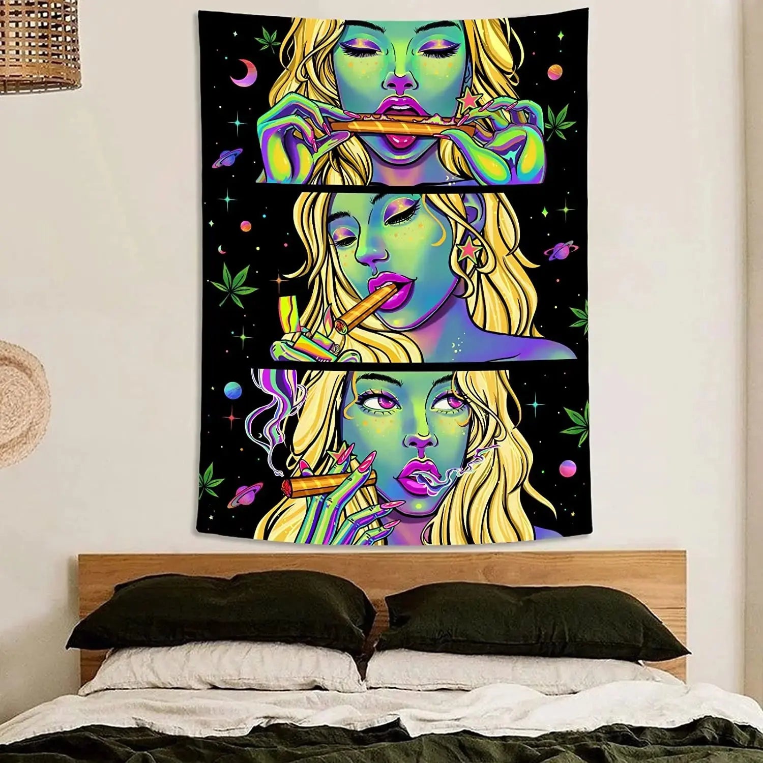 Trippy Tapestry Wall Hanging Hippie Tapestrie - Browsglamour