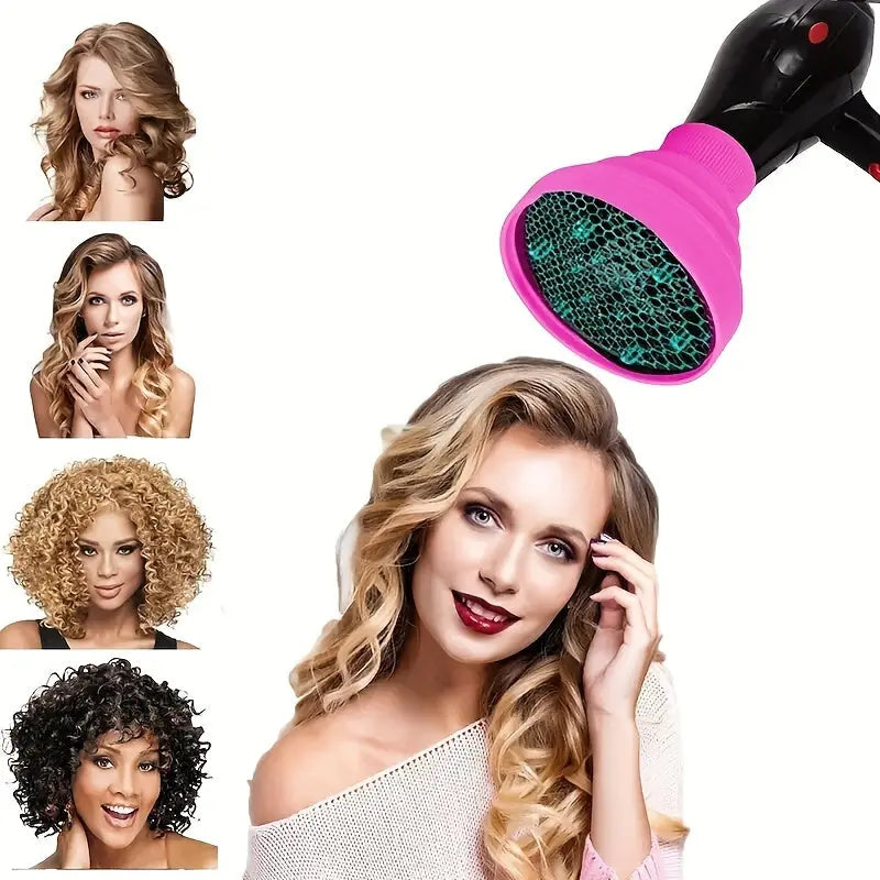 Universal Foldable Hair Dryer Diffuser for Curls and Blow Drying Browsglamour