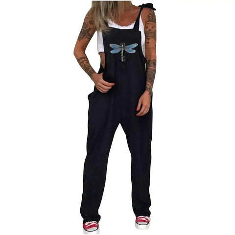 Women Skull Print, Misfits, and More Overall Jumpsuit Suspenders - Browsglamour