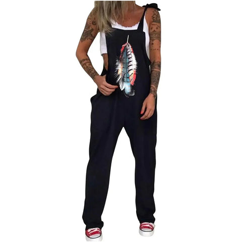 Women Skull Print, Misfits, and More Overall Jumpsuit Suspenders - Browsglamour