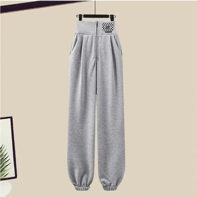 Y2k Streetwear Hoodies+Casual Sweatpants Suit Women 2023Autumn Zipper Pullovers Sweatshirts Harajuku Two Piece Sets Kpop Clothes Browsglamour