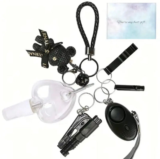 Protection Keychains w/ kubaton window breaker-poker - Browsglamour