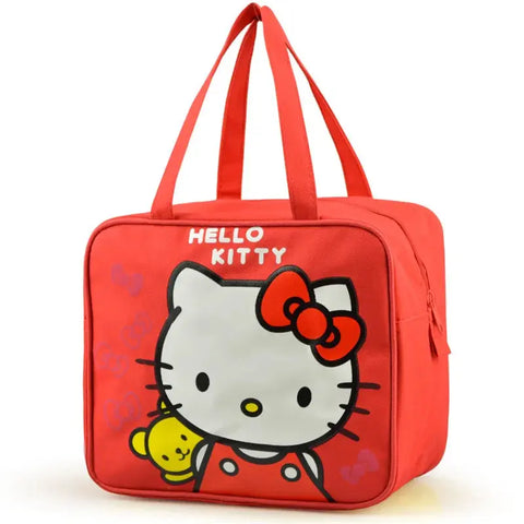 Sanrio Hello Kitty Insulated/waterproof Lunch Box Bag - Browsglamour