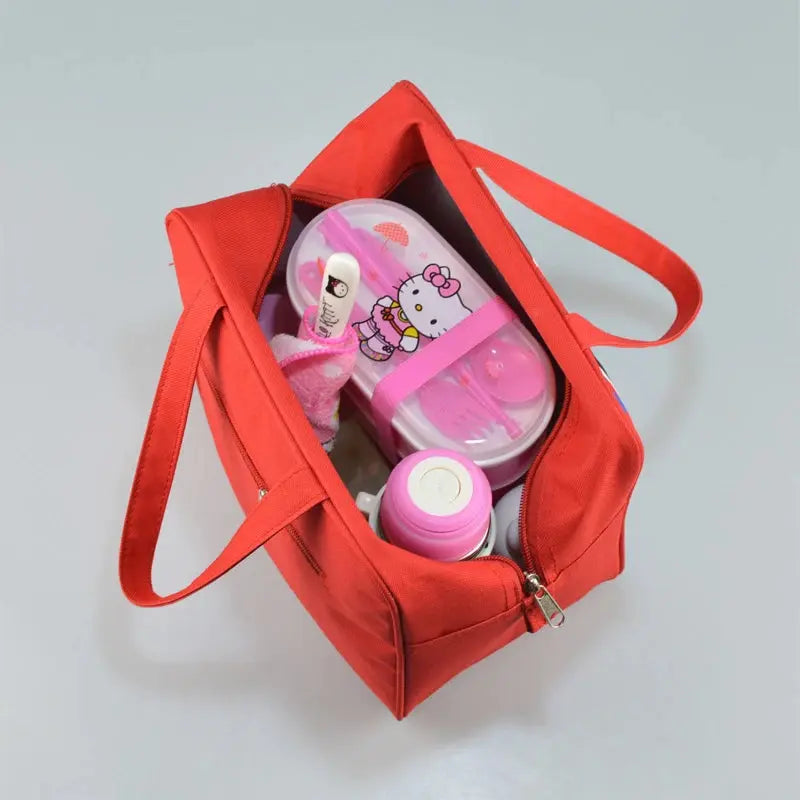 Sanrio Hello Kitty Insulated/waterproof Lunch Box Bag - Browsglamour