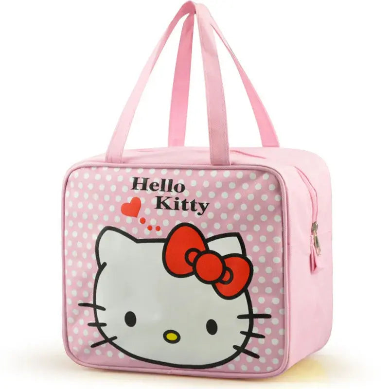 Sanrio Hello Kitty Insulated/waterproof Lunch Box Bag - Browsglamour