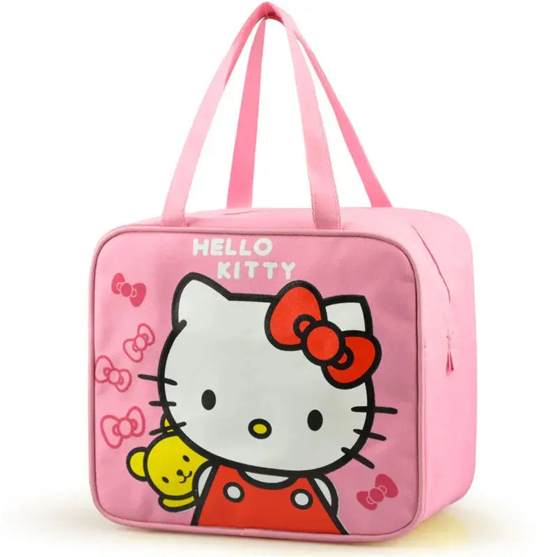 Sanrio Hello Kitty Insulated/waterproof Lunch Box Bag - Browsglamour